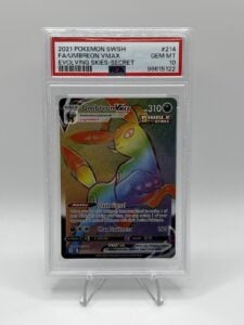 2021 Pokemon Sword & Shield Evolving Skies #214 Umbreon Vmax Secret PSA 10