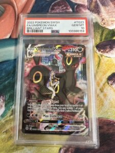 2022 Pokemon SWSH Brilliant Stars #TG23 Umbreon VMAX PSA 10 100386159 Graded Pok