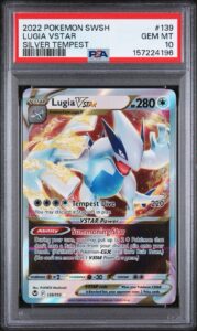 2022 Pokemon Sword & Shield Lugia VSTAR Silver Tempest 139/195 PSA 10