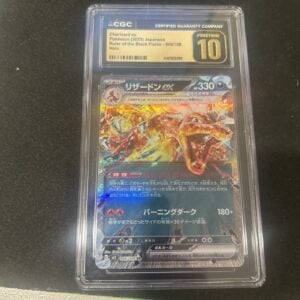 2023 Pokemon JPN Ruler of Black Flame #066/108 Charizard Ex Holo CGC 10 PRISTINE