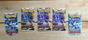 5 Packs (50 Cards) Pokemon Astral Radiance Booster Pack Sealed