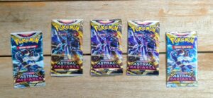5 Packs (50 Cards) Pokemon Astral Radiance Booster Pack Sealed