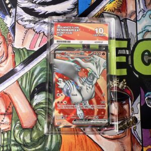 ACE 10 Reshiram ex 158/086 Ultra Rare Full Art White Flare │ Perfect Subgrades