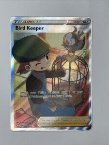 Bird Keeper – 066/072 – Full Art – Pokemon Shining Fates – Rare Holo Card Mint e
