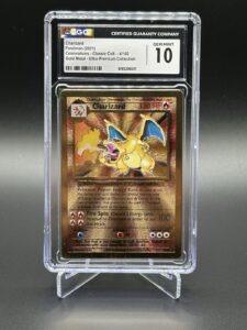 CGC 10 – Charizard 4/102 Celebrations UPC Gold Metal Pokemon Promo Card