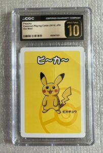 CGC Pristine 10 Pikachu Pokemon Playing Cards 2019 JPN Old Maid
