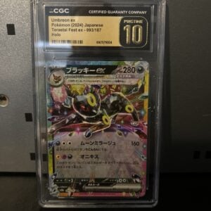 CGC Pristine 10 Umbreon ex 093/187 (Japanese) Pokemon TCG