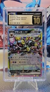 CGC Pristine 10 Umbreon ex 093/187 Terastal Fest ex JP Holo 2024 280HP
