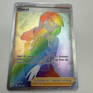 Cheryl 173/163 Battle Styles NM Full Art Secret Rainbow Rare Pokemon Card