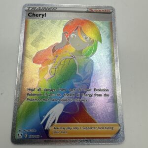 Cheryl 173/163 Battle Styles NM Full Art Secret Rainbow Rare Pokemon Card