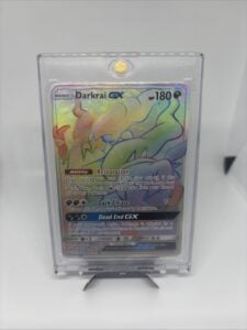 Darkrai GX Secret 158/147 Burning Shadows Rainbow Full Art Holo