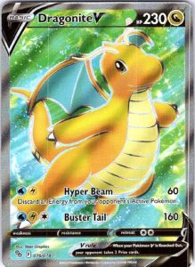 Dragonite V (Full Art) Holo Ultra Rare Pokemon GO 076/078 NM