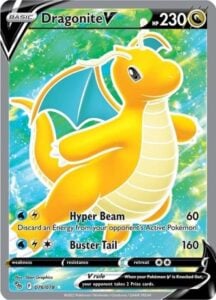 Dragonite V (Full Art) – POGO 076 Pokemon – Near Mint