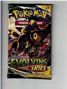 EVOLVING SKIES UMBREON FACTORY SEALED BOOSTER PACK SWORD & SHIELD POKEMON