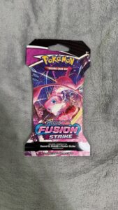 Fusion Strike Sleeved Booster Pack (Mew Art) Factory Sealed Pokemon TCG New