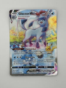 Glaceon VMAX Evolving Skies 209/203 Near Mint Pokemon Card Full Art Secret Rare!
