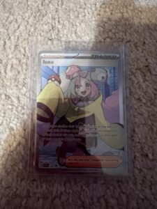 Iono 124 – Pokemon SV Scarlet & Violet Black Star Promo Full Art Trainer Holo NM