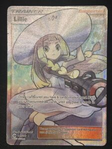 Lillie Trainer Full Art Holo 147/149 SM Base Ultra Rare EN