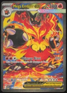 MEGA EMBOAR EX 273/217 SPECIAL ILLUSTRATION RARE ASCENDED HEROES POKEMON HOLO NM