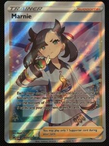 Marnie SWSH121 Sword & Shield Promo Full Art Trainer Pokemon Card Mint