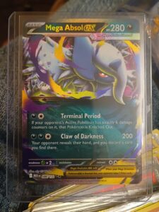 Mega Absol ex 086/132 Me01: Mega Evolution Holo Full Art Pokémon Card Rare 🔥