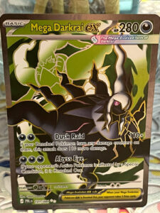 Mega Darkrai EX 101/084 Pitch Black Full Art Holo Ultra Rare English
