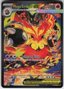 Mega Emboar ex 273/217 Special Illustration Rare Ascended Heroes Pokemon Holo NM