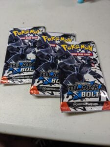 New English Factory Sealed Pokemon TCG Black Bolt Booster Pack x 1 pc