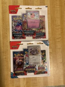 Obsidian Flames Twilight Masquerade 3 Booster Pack Blister x2 Cosmos Holo Promos