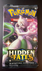 POKEMON HIDDEN FATES Sealed 10-Card BOOSTER PACK (Mewtwo Art)