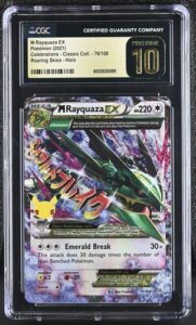 PRISTINE CGC 10 M RAYQUAZA EX 76 CELEBRATIONS CLASSIC COLLECT. MEGA POKEMON