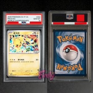PSA 10 2025 Pokemon Pikachu Promo SV-P/002 World Championships S-Chinese