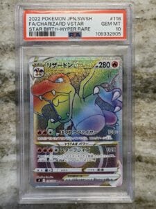 PSA 10 Charizard VSTAR FA Star Birth Hyper Rare Japanese Pokemon 2022