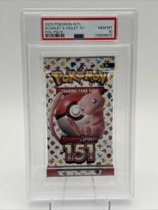 PSA 10 GEM MINT Scarlet & Violet 151 SEALED Booster Pack Pokemon