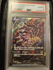 PSA 10 Giratina V 111/100 Lost Abyss Japanese Alt Art Pokemon Card Gem Mint