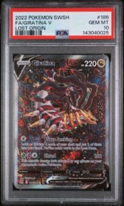 PSA 10 Giratina V 186/196 – Lost Origin SWSH Alt Art Pokemon TCG – New Cert