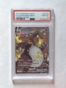 PSA 10 Pokémon Charizard VMAX Shining Fates Shiny Vault SV107/SV122 Holo