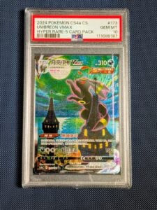 PSA 10 Umbreon VMAX 173/132 Chinese cs4aC Alt Hyper Art Pokemon “Moonbreon”