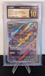 Pikachu 173/165 sv2a Pokemon 151 Japanese CGC 10 Pristine