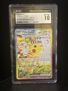 Pikachu ex 238/191 Sv08: Surging Sparks Holo CGC Gem Mint 10