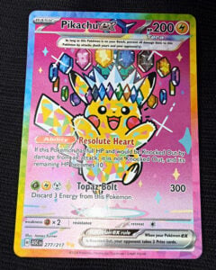 Pikachu ex 247/191 Sv08 Surging Sparks Hyper Rare Full Art Tera Holo English