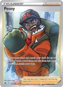 Pokemon – 197/198 – Peony (Full Art) – Chilling Reign