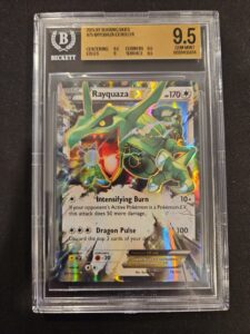 Pokemon 2015 Rayquaza EX XY Roaring Skies 75 Ultra Rare BGS 9.5 GEM MINT TOP POP