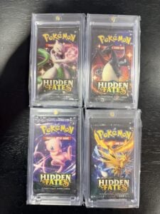 Pokemon 2019 Hidden Fates Booster Pack Art Set Sealed
