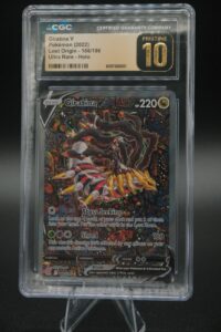 Pokemon 2022 Swsh11 Lost Origin Giratina V 186/196 Alt Full Art Holo CGC PR10