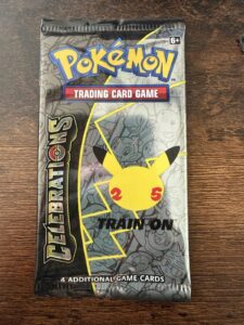 Pokemon 25th Anniversary – Celebrations Booster Pack – 4 Cards / Pack – SEALED