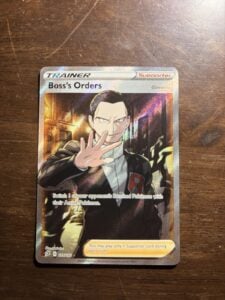 Pokémon Boss’s Orders Full Art Trainer Rebel Clash 189/192