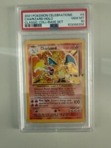Pokemon Charizard Celebrations Classic Collection Card 4/102 PSA 10