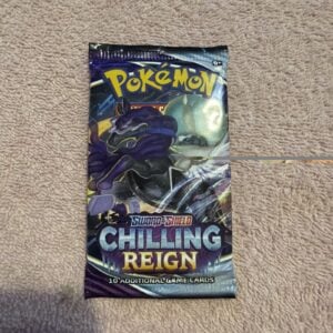 Pokemon Chilling Reign Booster Pack Art Set Factory Sealed