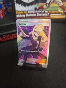 Pokémon Cynthia Full Art Ultra Rare Trainer Holo 148/156 Sm-Ultra Prism English